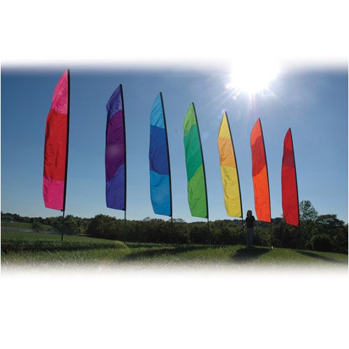16 FT. FEATHER Banner FREE Pole & Ground Stake