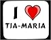 I Love Tia-maria Decorated Mouse Pad