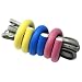 Flexi Ties by UT-Wire Reusable Cable Ties/Wrap to Organize Cords,Yellow/Pink/Blue, 6-Piece Pack