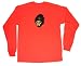 Smoking Man Long Sleeve (Red) - Alternative Soviet T-Shirt