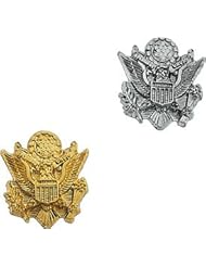 14K Yellow or White Gold US Army Pin 10mm x 9mm