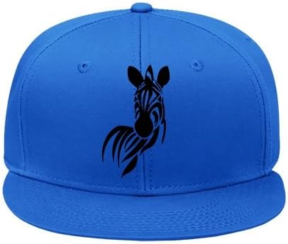 Male/female Casual Zebra Horse 1c Hip Hop Hat Adjustable Snapback Sport Cap Cottonblue Genesim