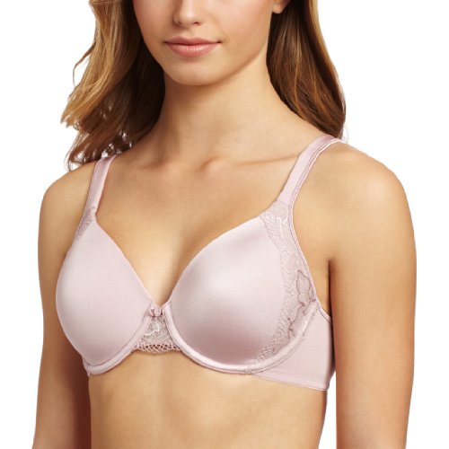 Bali Women's One Smooth U Bra With Lace Side Support, Warm Steele Combo, 34DD