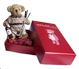 Review Teddy Delivery  / Last Minute Father's Day Gift / Congratulations Gift. Send Our Classic Gentleman 8cm Teddy Holding Hand Painted Miniature Golf Clubs, whiskey bottle (no whiskey) To Deliver Your Message FREE Gift Card & Gift Wrap. Sent SameDay