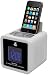 Pyle Home PICL34W iPod and iPhone Clock Radio with FM Receiver and Dual Alarm Clock (White)