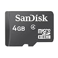 SanDisk Micro SDHC 4GB Class 4 Speicherkarte