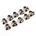 10 Pcs 3D Alloy Charm Rhinestones Crystal Nail Art Tips Manicure DIY Decoration