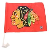 NHL Teams Car Flags - Chicago Blackhawks