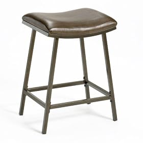 Hillsdale Furniture 63725 Saddle Adjustable Backless Bar Stool, by Hillsdale Furniture