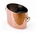 Mauviel Cupretam Pour la Table Hammered Copper Oval Champagne Bucket with Insert