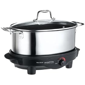 West Bend 84861WB W.BEND 6qt SLOW COOKER OVAL S S VERSATILITY by West Bend