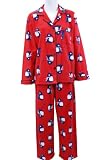 Leisureland Women's Cotton Flannel Pajama Set Penguin