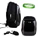15 inch Laptop Backpack Accessories Kit: Reinforced Black Carbon Fiber Backpack for MacBook Pro + USB Retractable Mouse + Live * Laugh * Love Vangoddy Wrist band!!!