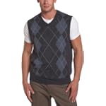 Geoffrey Beene Men's Argyle Panel Sweater Vest