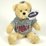 MINNESOTA TWINS 8 TALL PLUSH HOODIE TEDDY BEAR TOY