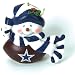 SC Sports Dallas Cowboys Snowman Night Light- Set of 2