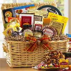 Ultimate Sugar Free Gourmet Food Gift Basket - Picnic Hamper by Art of Appreciation Gift Baskets