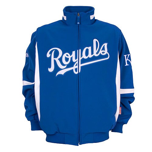 MLB Kansas City Royals  Adult Long Sleeve Therma Base Premier Jacket, XX-Large