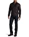 Levi's Men's Faux Leather Military Jacket, Dark Brown, Medium