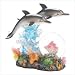 DAZZLING DOLPHINS WATERGLOBE COLLECTIBLE OCEAN THEME
