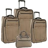 Perry Ellis Sandbar 4 Piece Luggage Set