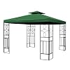 Gartenpavillon mit gr�nem Dach
