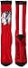 NHL Chicago Blackhawks '47 Brand Bolt Team Color Crew Socks, Large (Men's 9-13 / Women's 10-12), 1-Pack