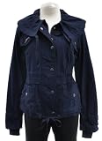 Juicy Couture Regal Blue Color block Long Sleeve Drawstring Jacket