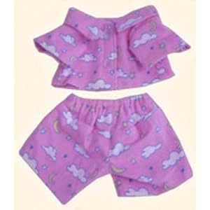 8008 - Pink Cloud Flannel Pj's fit Webkinz, Shining Stars and 8
