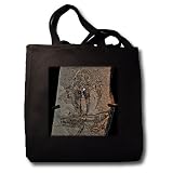 Kike Calvo Fossil and Dinosaur Photos - Pueyoi frog fossil from the Miocen Libros, Teruel, Aragon, Spain - Tote Bags