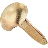 Creative Impressions Mini Metal Paper Fasteners 100/Package, Gold Round