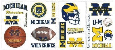 University of Michigan Jumbo Wall Stick Ups