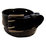 Levi'sMen'sAntiqueNickelBridleBelt,Black,32