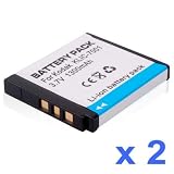 NEEWER® Two (2x) KLIC-7001 Batteries for Kodak Easyshare M753 M853 / M763 / M863 / M893 IS / M1063 / M1073 IS