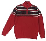 Nautica Mens Fair Isle 1/4 Zip Pullover Sweater