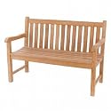 Java Teak Classic Design 2 Seat Garden and Patio Bench