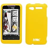 EMPIRE Yellow Rubberized Hard Case Cover for Verizon HTC Merge 6325