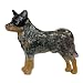 BLUE Australian Cattle Dog Hand Painted Pin