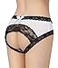 Sofishie Sexy Midnight Open Back Bow-Tie Panty/Panties/Underwear - White - Medium