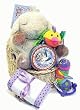 The Sleeping Sheep Deluxe Baby Gift Basket for a Girl or Boy