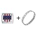 Proud To Be American Italian Charm Bracelet