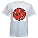 T-Shirt mit Kreis, Sport, Volleyball