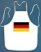 Germany German Flag BBQ Barbeque Apron with 2 Pockets Equatorial Guinea