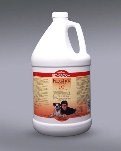 Bio-Groom Flea and Tick Pyrethrin Dip Dog Cat Concentrate - 1-Gallon