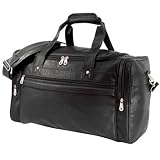 U.S.Traveler Koskin Leather Sport / Travel Carry-On Duffel Bag