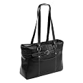 McKlein Rive-Italian Leather Bag - Black