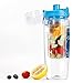 Gonex Fruit Infuser Water Bottle Camping Water Bottle 32OZ(Blue)