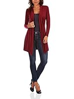 Bleu Marine Chaqueta Punto Linda (Burdeos)