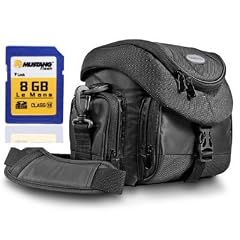 Kit Mantona Premium System Tasche schwarz + (NEUESTE Generation, ready USB 3.0) Mustang (Le Mans) Flash SDHC 8GB CLASS 10