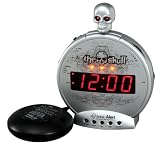 Acquista Geemarc SBS550-VDE Sveglia a vibrazione in con teschio e attacco per MP3, colore: Argento